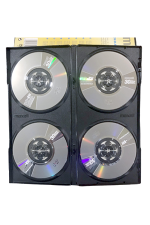 Maxell Dvf-rw 4 X 1.4gb 30min Discs Dvd Camcorder Travelpack