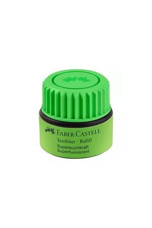 Faber Castell Textliner Refill Fosforlu Kalem Mürekkebi 25 Ml Yeşil