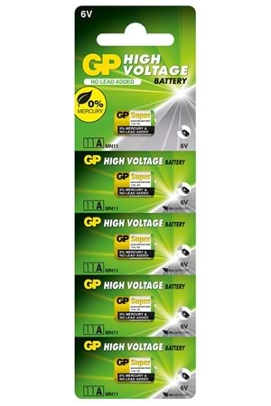 Gp 11a Super Alkaline 6v Kumanda Pil 5 Li