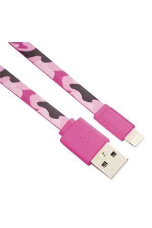 Vcom Bağlantı Kablosu M544-p 1.0mt Iphone 5 Pembe
