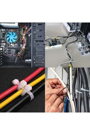 First Master Kablo Kelepçesi 100 Adet | 2.5 X 100mm