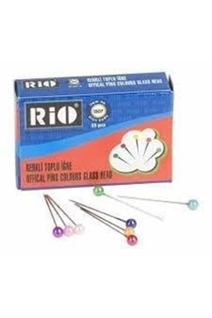Rio 1507 | Renkli Başlı Toplu İğne