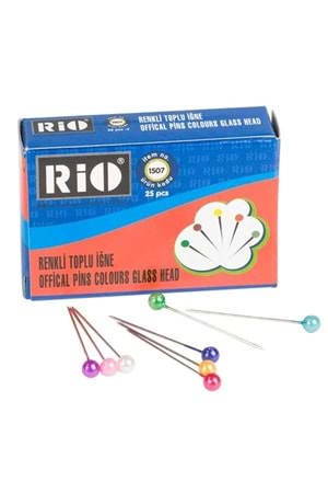 Rio 1507 | Renkli Başlı Toplu İğne