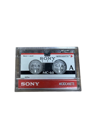 Sony Mc60 Micro Cassette Blank Tape | Mini Kaset 60dk