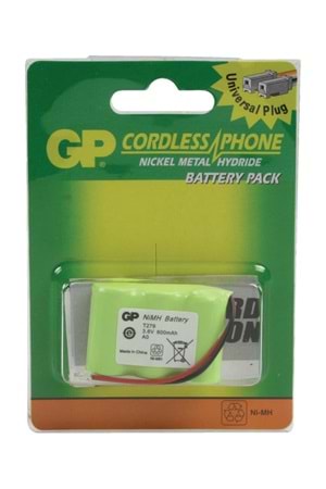 Gp T279 | 3.6v 600 Mah 3'lü Kısa Telsiz Telefon Pili