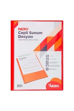 Noki Cepli Sunum Dosyası A4 60'lı Turuncu