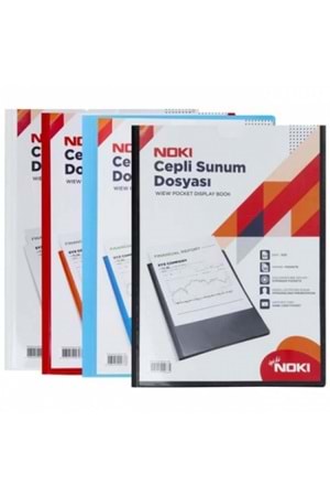 Noki Cepli Sunum Dosyası A4 60'lı Turuncu