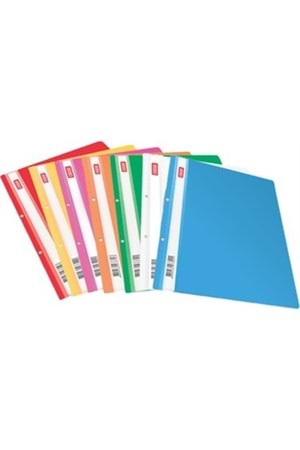 Cassa 7730 | Telli Dosya Plastik Eco A4 Kırmızı 50'li Paket