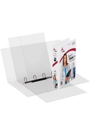 Önder Sunum Klasörü 4 Halkalı 30 Mm A4 Kırmızı 2013-2