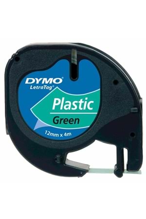 Dymo Letratag Şerit Plastik 12 Mmx4 Mt Yeşil 91204