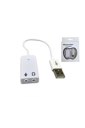 Hadron Usb Sound Adapter 7.1 Channel Audio Kablo Dönüştürücü