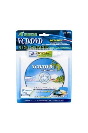 Yuehaiyizu Yh-608 Vcd/dvd/cd Rom Makinesini Kuru Ve Islak Lens Temizleyici
