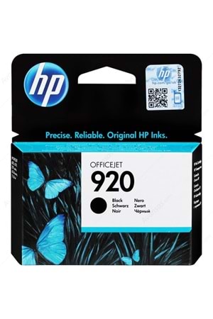 Hp (920) Orjinal Siyah Kartuş 6000-6500-7000n-7500 | Cd971ae