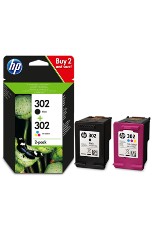 Hp 302 Orjinal Renkli & Siyah Kartuş İkili Paket | X4d37ae