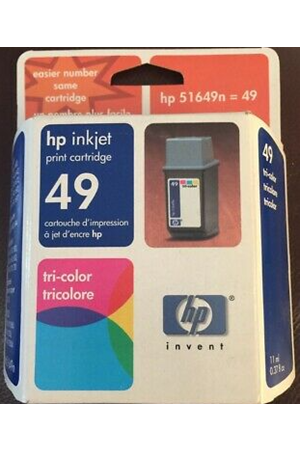 Hp 49 Orjinal Renkli Kartuş | 51649a (eski Tarihli)