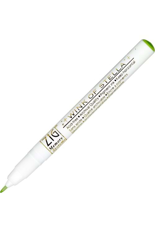 Zig Wink Od Stella Simli Kalem - Açık Yeşil