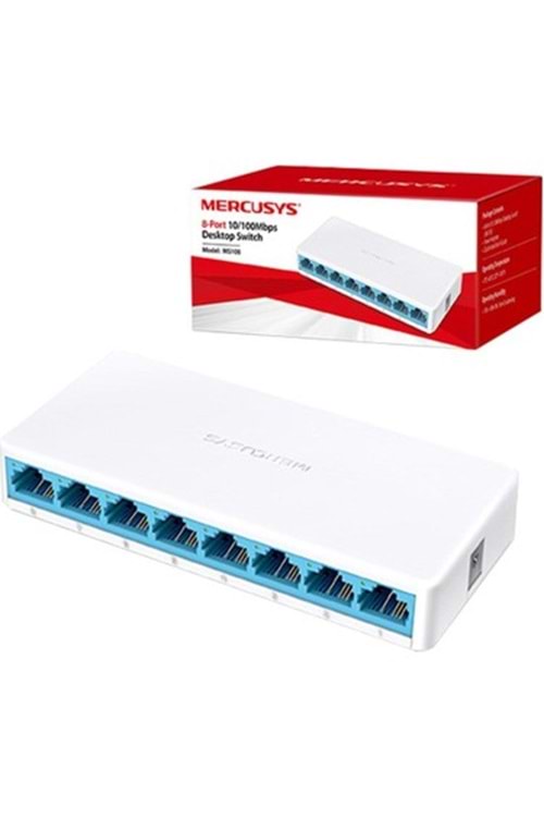 Mercusys Ms108 8 Port 10/100 Mbps Desktop Switch