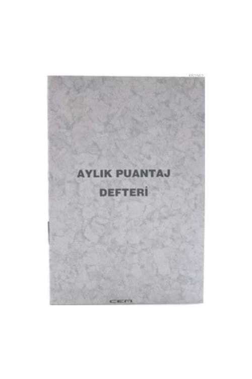 Cem Aylık Puantaj Defteri Küçük