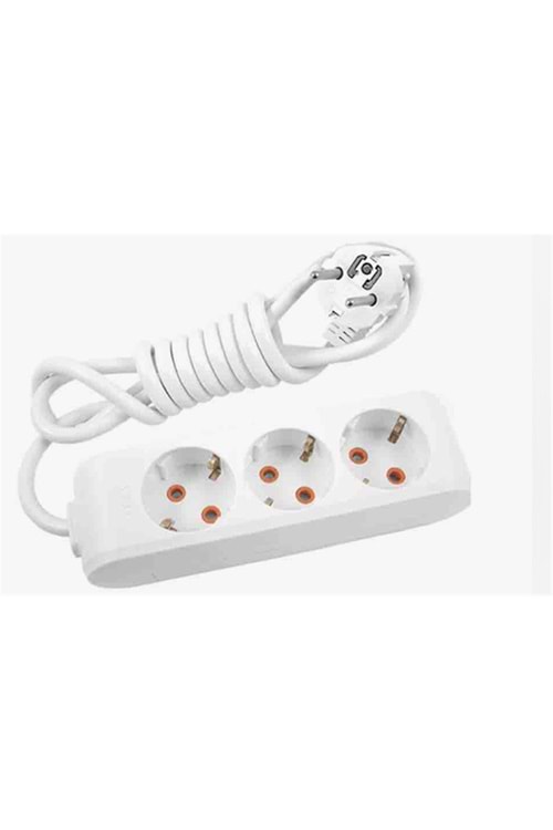 Viko Multi-let 3lü 3mt Topraklı Kablolu (90113303)