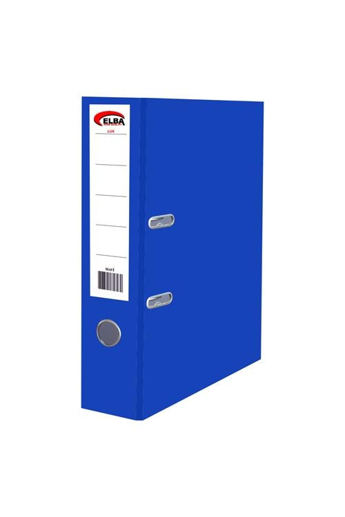 Elba Büro Klasör Geniş Plastik Mavi | 1 Adet