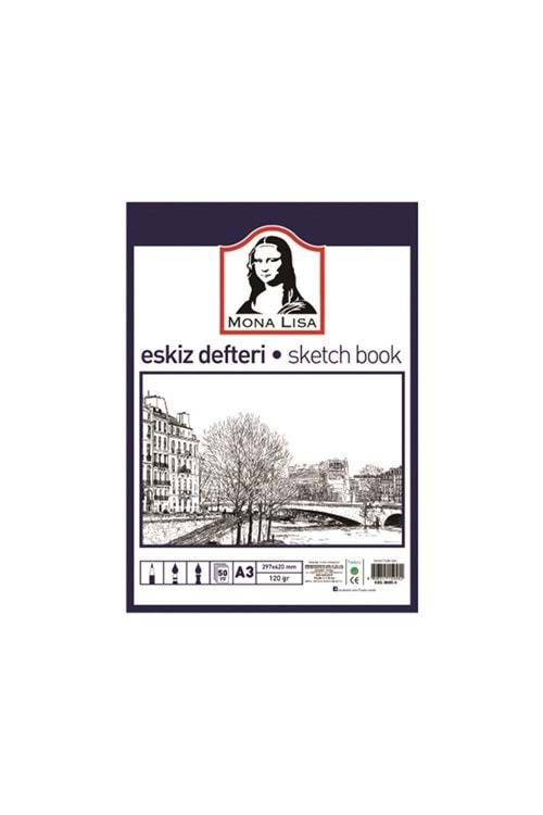 Südor Mona Lisa Eskiz Defteri 50 Yaprak 120 Gr A3