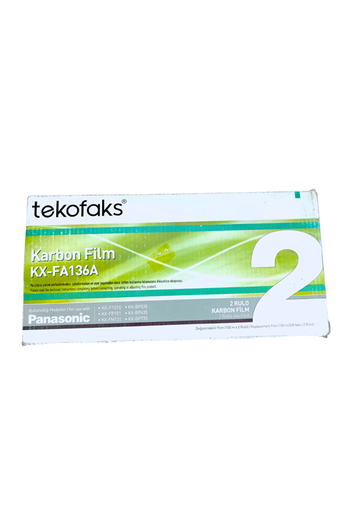 Tekofaks Karbon Film Panasonic Kx-fa136a 2 Rulo