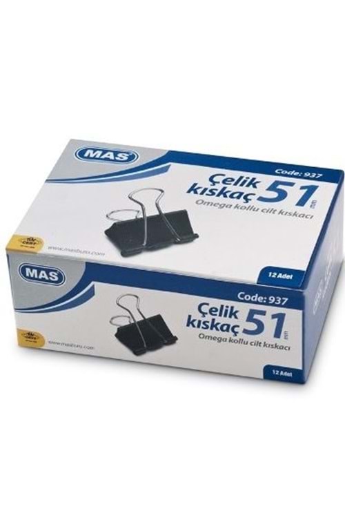 Mas Kıskaç (klips) Omega Çelik 51 Mm 12'li | 937