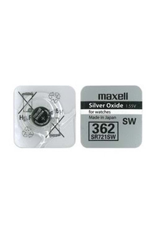 Maxell Sr-721 Sw / 362 Pil 1.55v Silver Oxide
