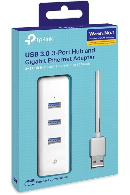Tp-link Ue330 10/100/1000 3.0 Port Hub Ve Usb Den Gigabit Ethernet Dönüştürücü