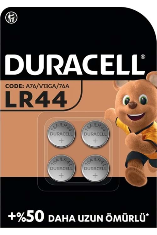 Duracell Lityum Düğme Pil 3 V 4 Lü | Lr44