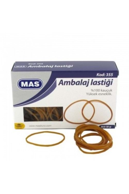 Mas Ambalaj Lastik Kutu Midi 50 Gr No:355