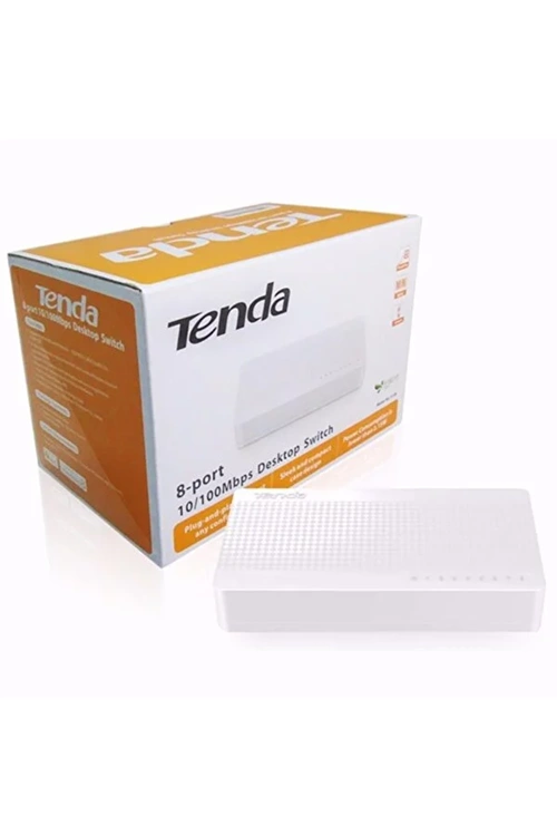 Tenda S108 8 Port 10 / 100mbps Switch Plastik Kasa
