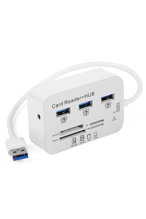 Tx Txacucr340 3 X Usb 3.0 Hub Ve Çoklu Harici Kart Okuyucu
