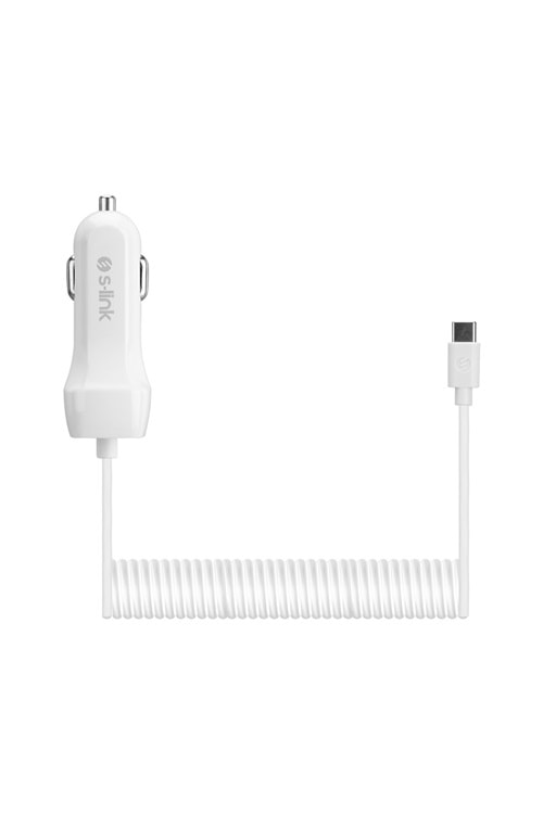 S-link Swapp Sw-c735 Type-c Kablolu 5v 3.1a Kablolu Araç Şarj Cihazı