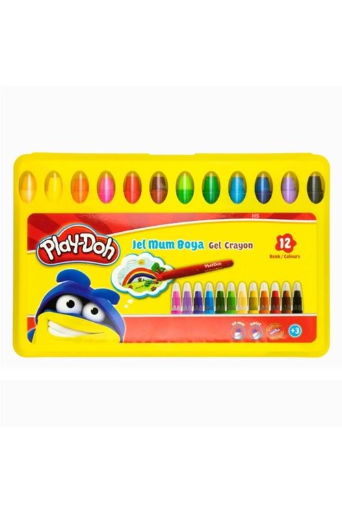 Play-doh Jel Mum Boya Crayon 12 Renk Pp Box