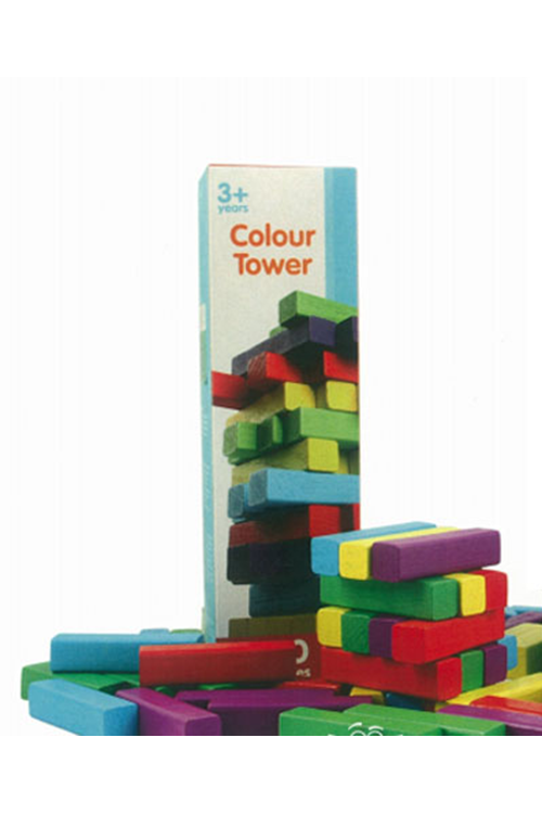 Colour Towel Jenga 60 Parça Renkli Juno