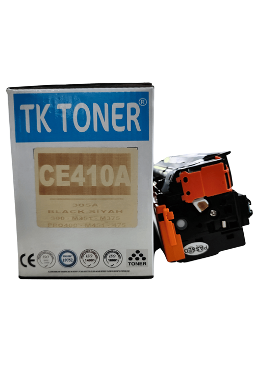 Tk Toner | Hp Ce410a - 305a 2,6k Siyah Toner (305a - 300 - M351 - M375 - Pro400 - M451 - 475)
