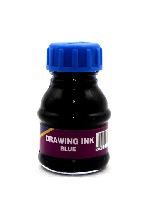 Monopol Çini Mürekkebi Cam Şişede Mavi 1103