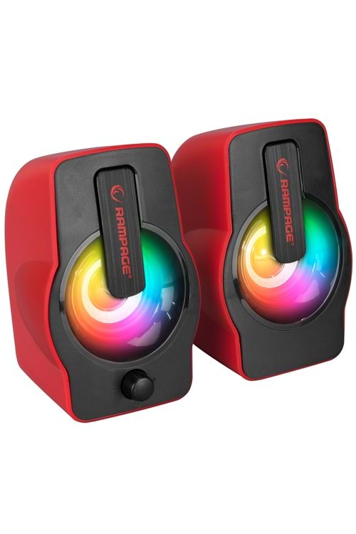 Rampage Rms-g7 Falsetto 2.0 6 Watt Kırmızı 5v Usb Hoparlör