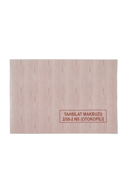 Dilman Tahsilat Makbuzu Otokopili 2n 2-50 4015
