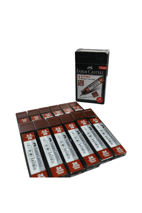 Faber-castell Min Süper Fine Lead 0.5 Mm 2b 75 Mm 12'li Paket