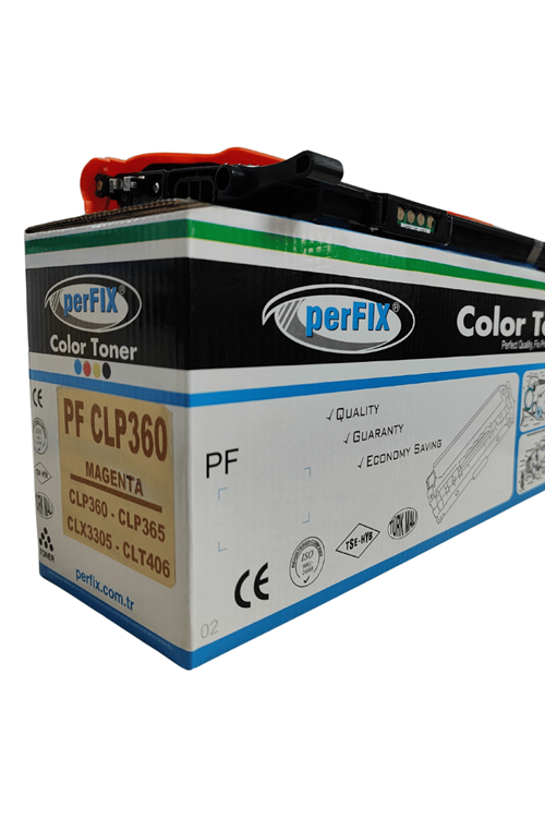 Perfix | Pf Clp360 Kırmızı Muadil Toner Magenta ( Clp360 - Clp365 - Clx3305 - Clt406 )