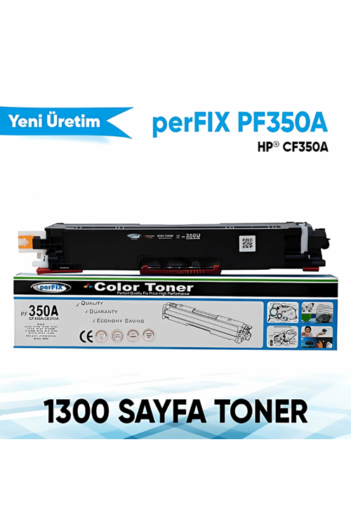 Perfix | Hp 350a - Cf350a 1.3k Siyah Muadil Lazer Toner ( M176 - M177 )