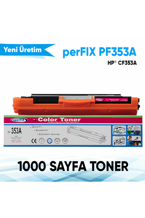 Perfix | Hp 353a - Cf353a 1k Kırmızı Muadil Lazer Toner ( M176 - M177 )