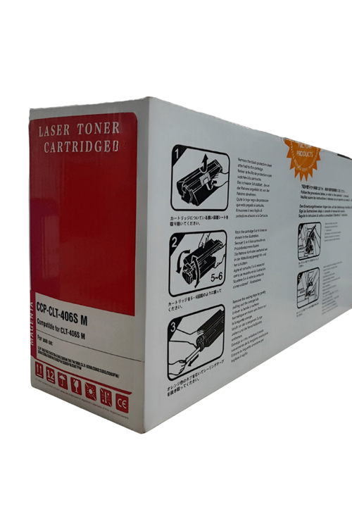 Star | İthal Samsung Ccp-clt-406s M Magenta Kırmızı Muadil Toner ( Clp-360 / 362/ 363/ 364 / 365 / 365w / 367w / 368 ; Clx-3300/ 3302/ 3303/ 3303fw/ 3304/ 3305/ 3305w/ 3305fw/ 3305fn/ 3307fw)