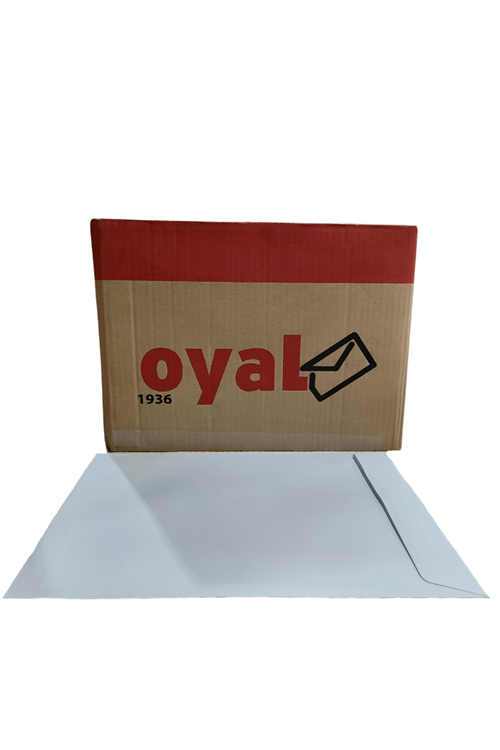 Oyal Beyaz Torba Zarf 24x32 110 Gr Silikonlu 250'li Paket