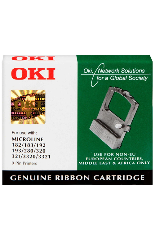 Oki 182/183/192/280/320/321/3320/3321 1108002 Siyah Orijinal Şerit