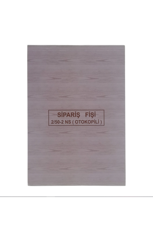 Dilman Sipariş Fişi 2-50 2n Otokopili | 4206