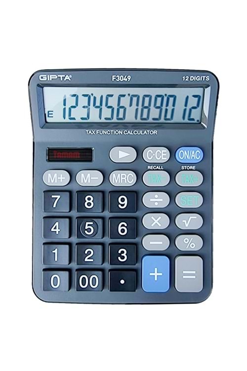 Gıpta Hesap Makinasi 12hn Vergi Fonks Masa Tipi