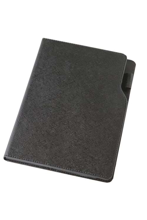 Thermo Deri Kalemlikli Özel Kesim Ajanda Siyah 17x24